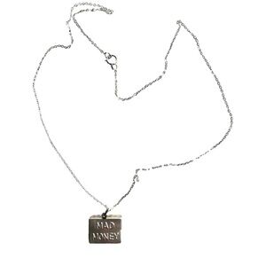 Gold 'Mad Money' Pendant Necklace
